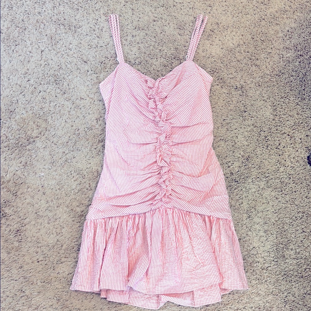 Betsey Johnson Pink and White Babydoll Dress🌸